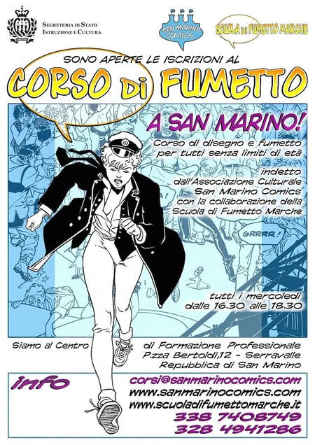Scuola di fumetto a San Marino